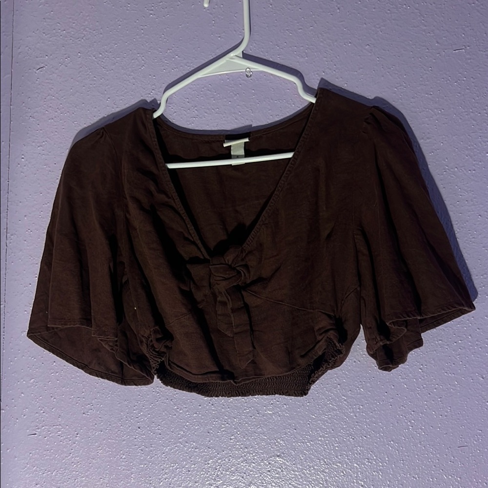 Brown Women's Top